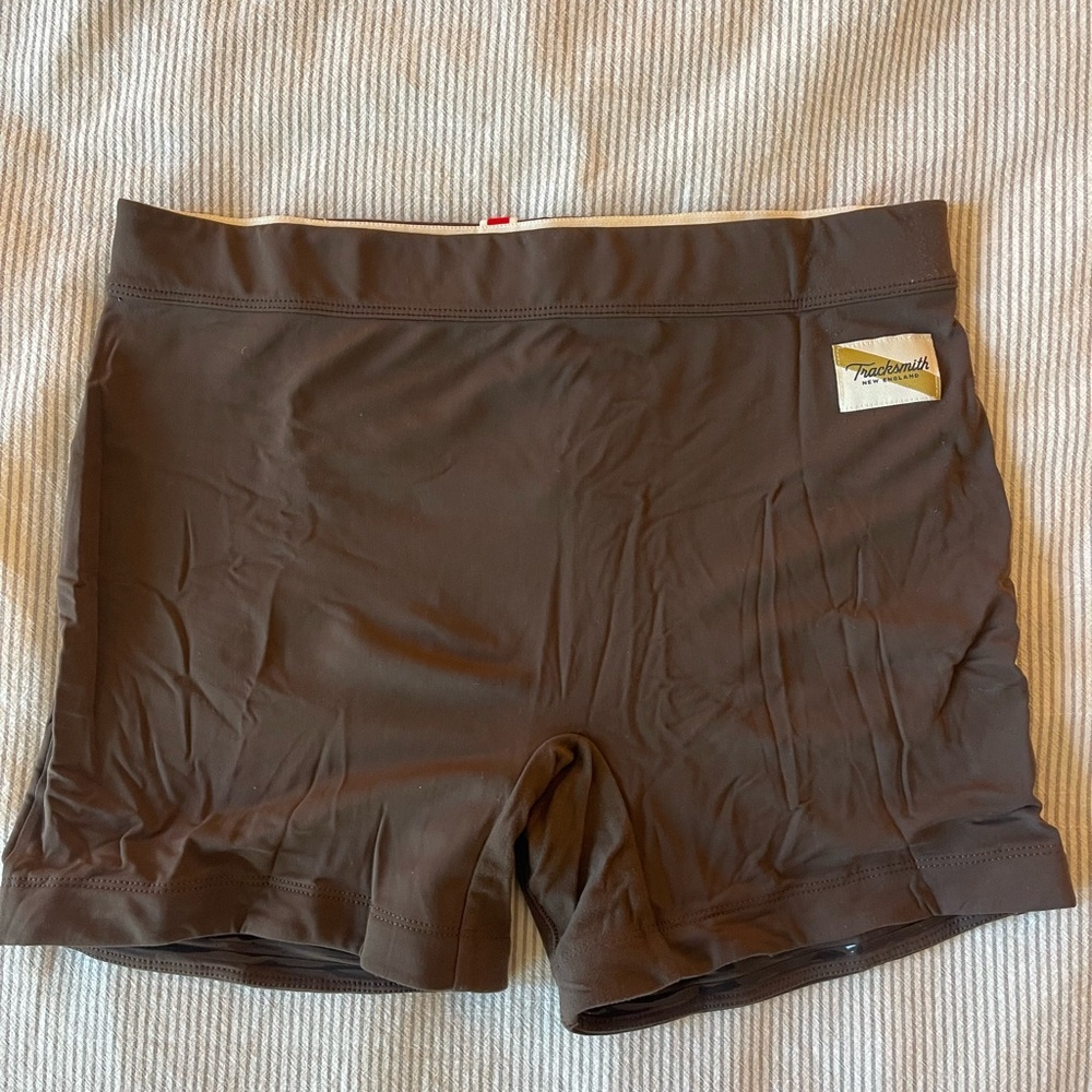 Tracksmith Brown Running Shorts